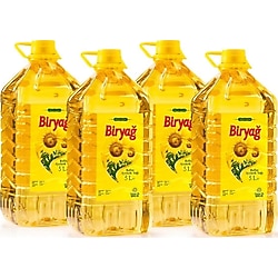 Biryağ Ayçiçek Yağı 5 lt 4'lü Pet