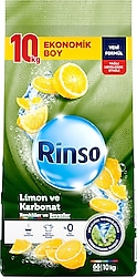 Rinso Limon ve Karbonat 10 kg Toz Deterjan